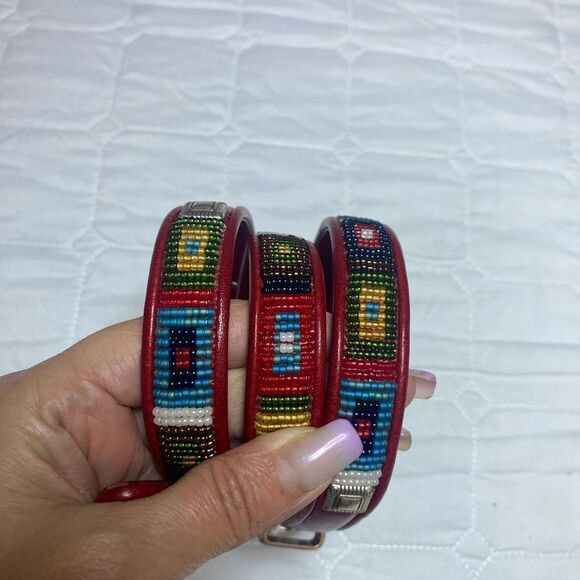 Brighton beaded belt, L 35 inch main image 5